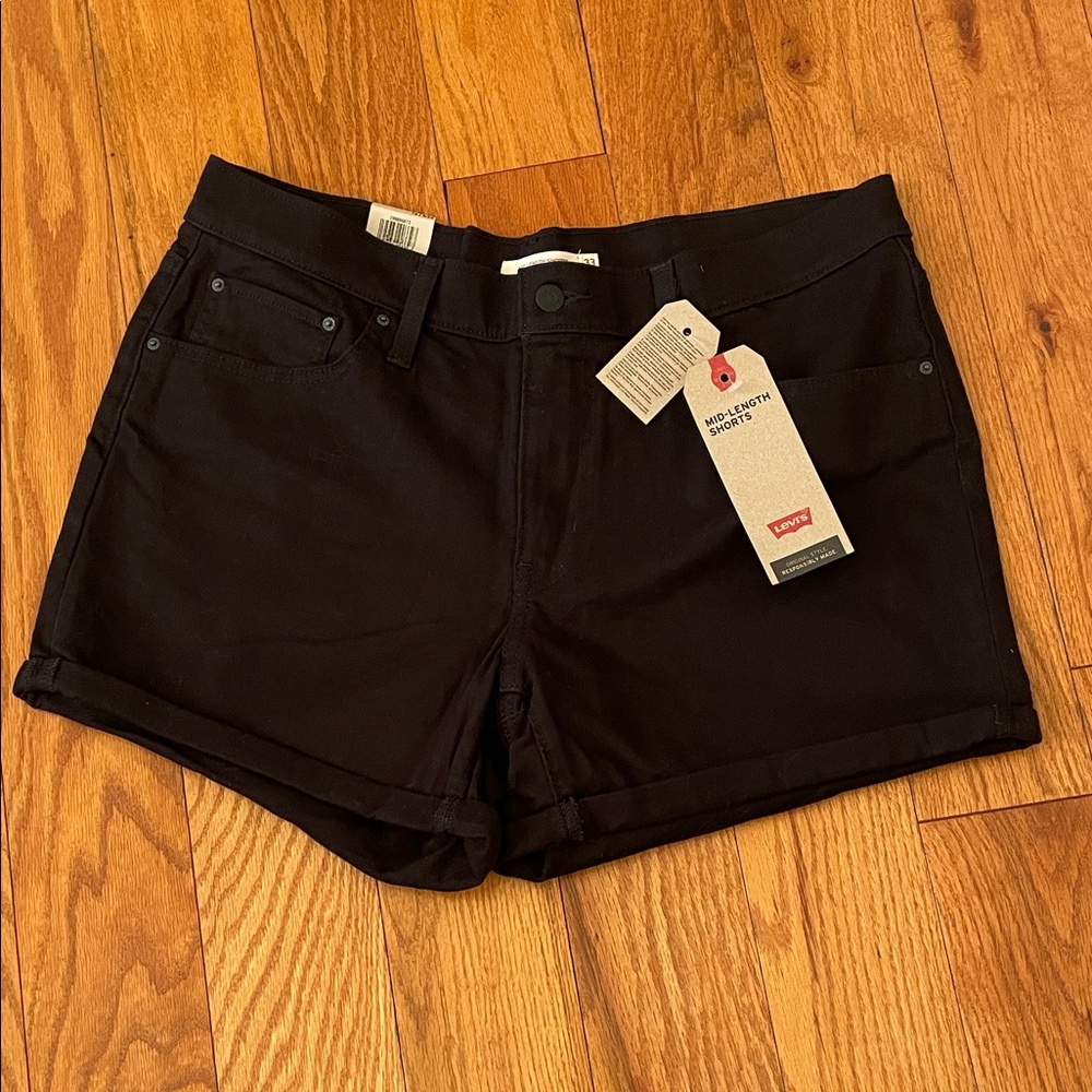 Levi's 16 W33 Women's Dark black Jean Shorts